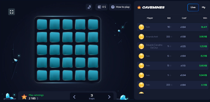 1win Mines Features