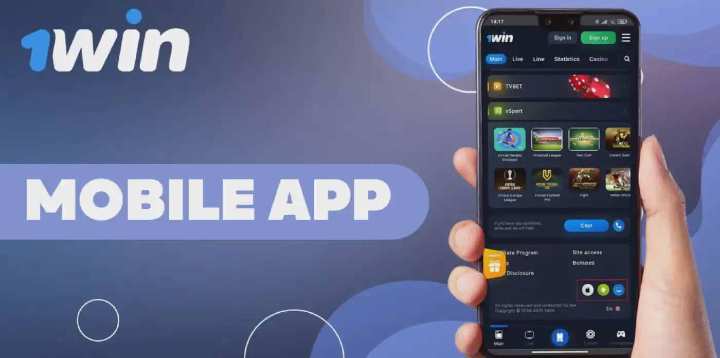 1win official mobile app in Indonesia