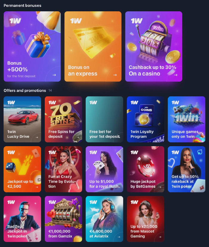 Types of 1win Bonuses in Indonesia